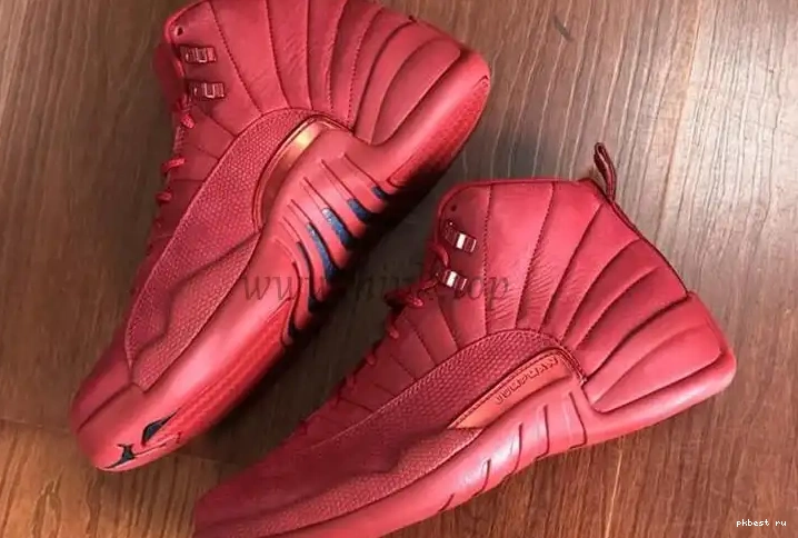 God PK Air 12 “Bulls”retail Jordan leather 0501